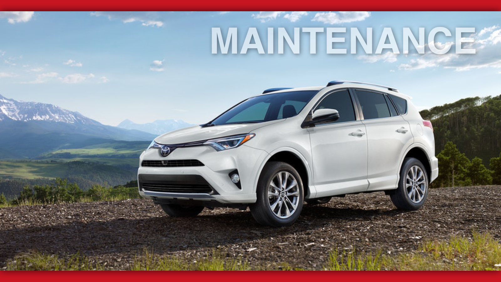 Toyota recommended maintenance schedule