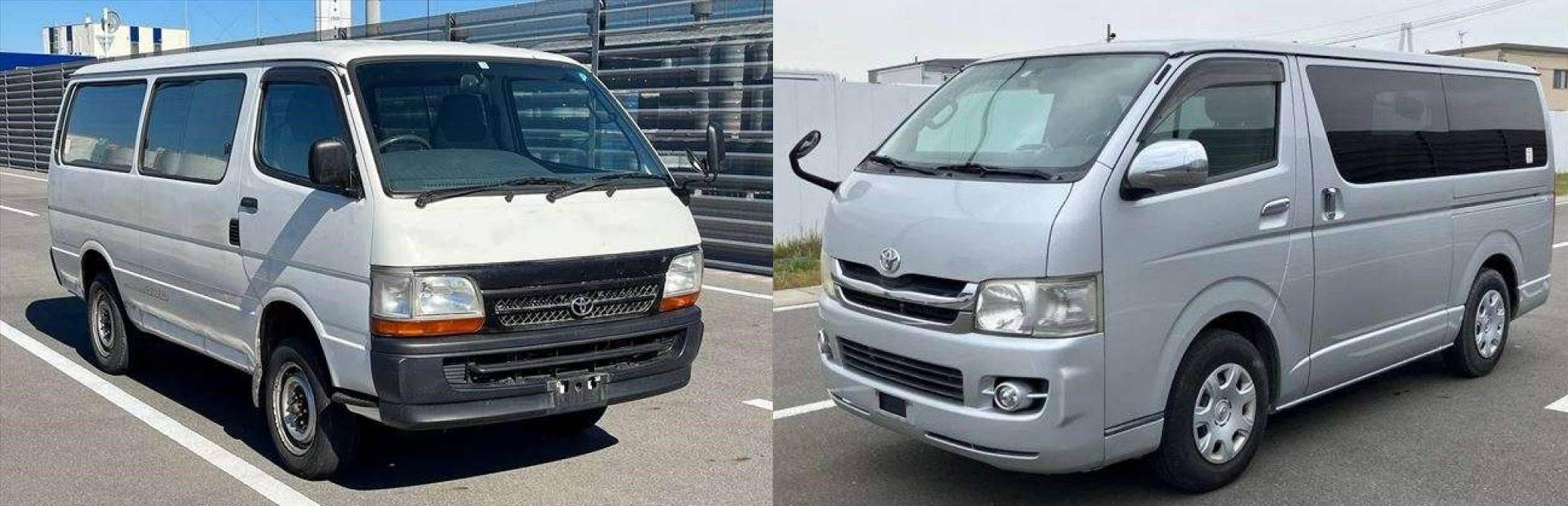 Toyota Hiace Commuter vs. Toyota Hiace Cargo