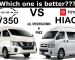 Toyota Hiace vs Nissan NV350